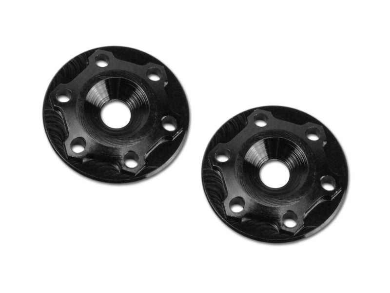 JConcepts B6.2 | Boutons à ailes finlandais en aluminium B6.3 - noirs (convient à - B6 | B6D | B6.1 | B6.2 | B6.3)