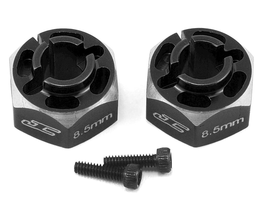 JConcepts T5M 8.5mm Aluminum Lightweight Clamping Wheel Hex (2) (Black)