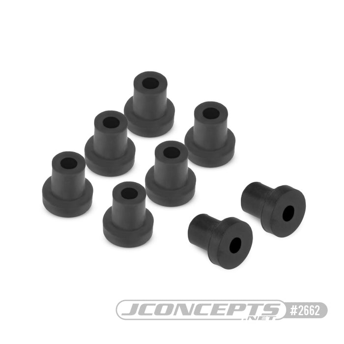 JConcepts Rubber Bump Stops / MT Suspension Up-Travel Limiters (8) (Fits - 3 to 3.5mm shock shafts)