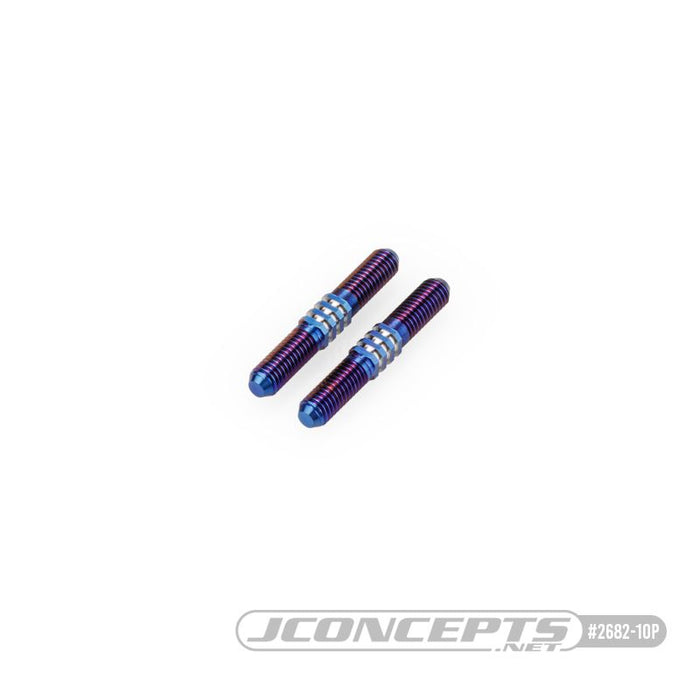 JConcepts D819/E819 Fin Titanium Turnbuckle 5x35mm -  Burnt Blue (2)