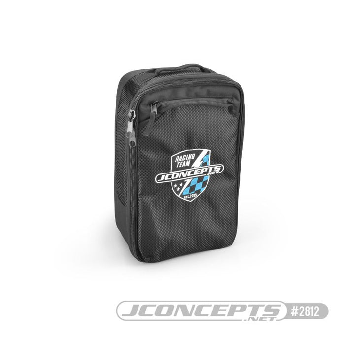 JConcepts Finish Line charger bag w/ inner dividers (Fits - assortment of charger styles, cables and pit accessories)