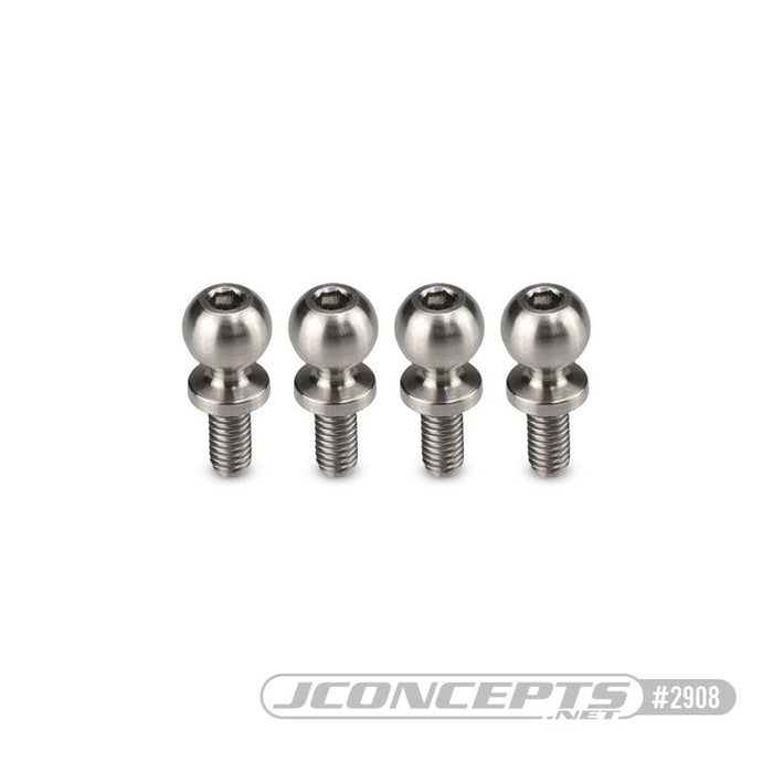 JConcepts Titanium Clod Buster | Regulator lower cradle - 6 x 6mm ball-stud, 4pc