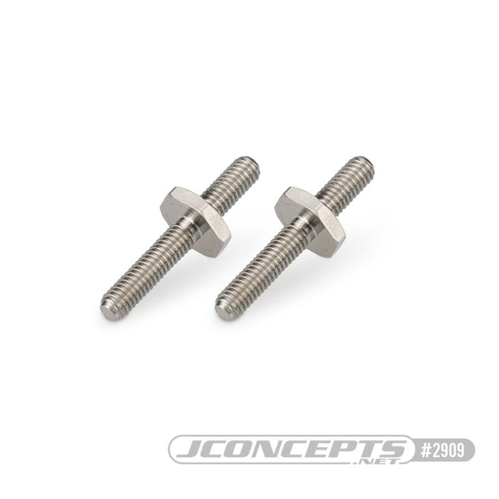 JConcepts Titane B6 | T6 | SC6 | B74.1 | Support de batterie du régulateur, 2 pièces.