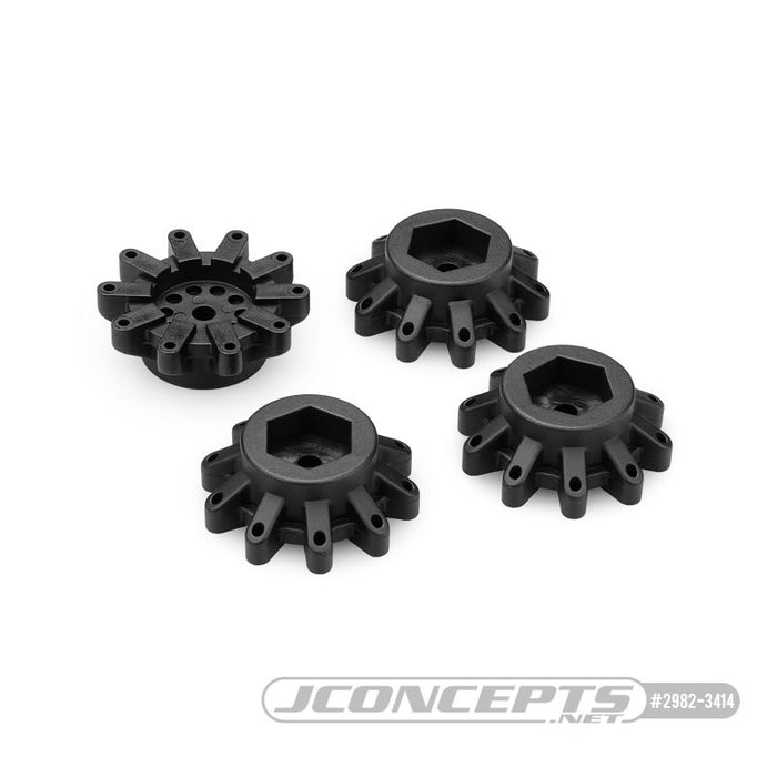 Adaptateur hexagonal JConcepts 17 mm pour LMT et Maxx (convient à Losi LMT, Traxxas Maxx)