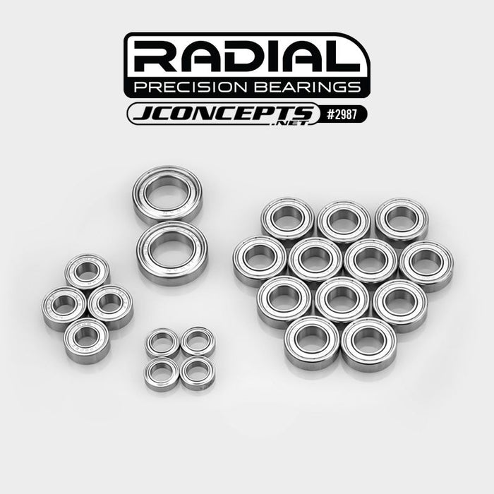 JConcepts Radial NMB Bearing Set - Fits HB D819RS/D8T Evo 3