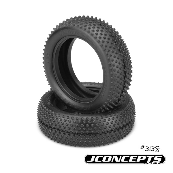 JConcepts Pin Downs 2.2" 4WD Front Buggy Carpet Tires (2) (Pink)