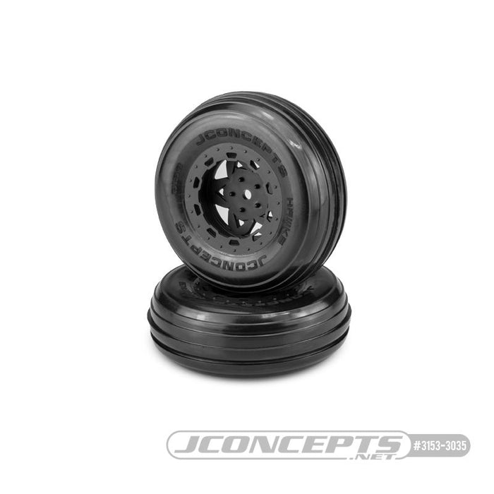 JConcepts Hawk - yellow compound - Tremor wheel, pre-mounted (Fits - Slash front pre-mounted)