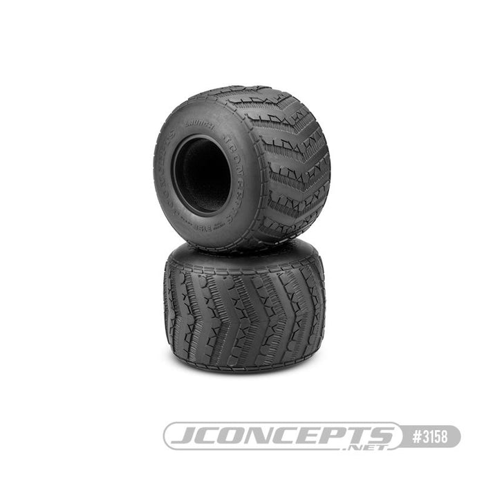 JConcepts Launch Monster Truck Tire - Blue Compound - Fits #3377 2.6" MT Wheel