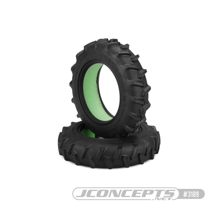 JConcepts Transporter - Pink Compound, MT display and transport tires - Fits - #3382 Tribute - 2.4" Monster Truck transport wheel