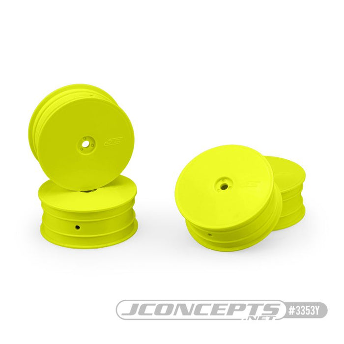 JConcepts Mono - TLR 22X-4 B74.1 XRAY XB4 Front Wheel - Yellow - 4pc