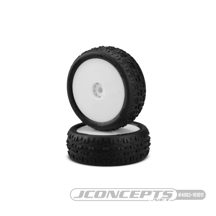 Swagger - pink compound - pre-mounted, white wheels (Fits - Losi Mini-B front)