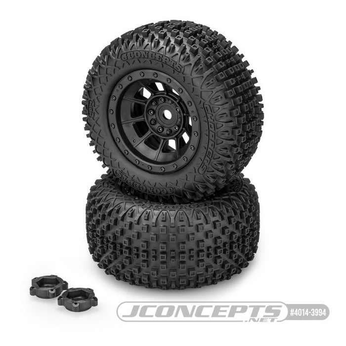 JConcepts Choppers - Platinum Compound - Pre-Mounted On #3425B JConcepts Wheels Fits Traxxas X-Maxx, XRT, and Arrma Kraton 8s