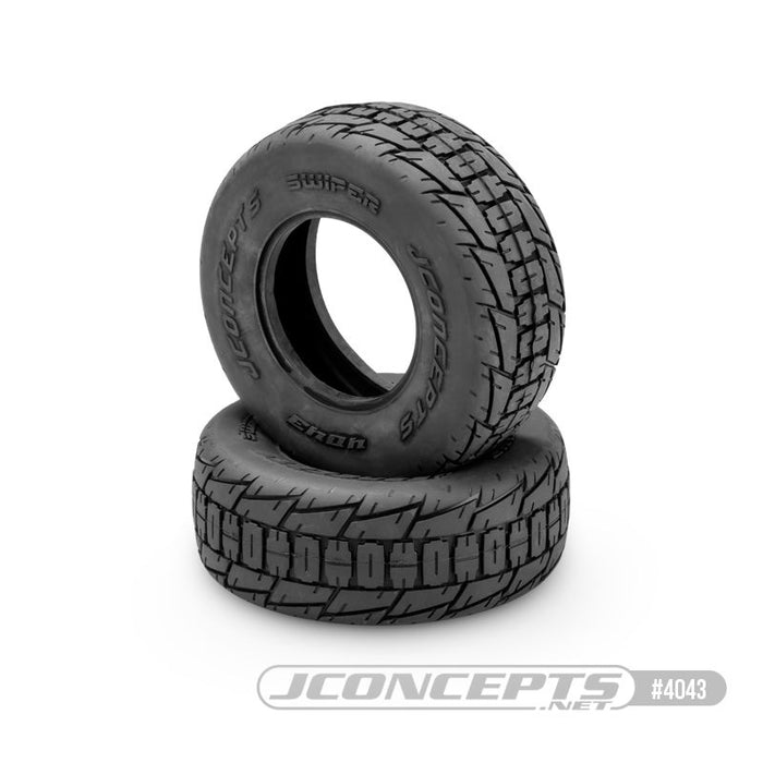 JConcepts Swiper - Blue Compound, 1/8th Dirt Oval Tire (Fits #3321 Wheel)