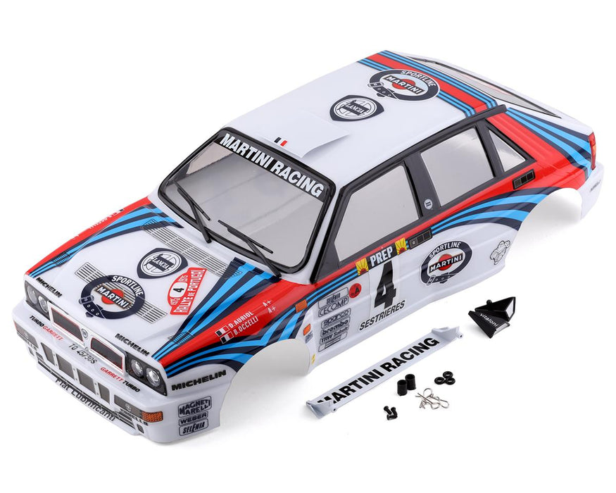 Killerbody Lancia Delta HF Integrale PrePainted 1/10 Rally Body (Martini Racing)