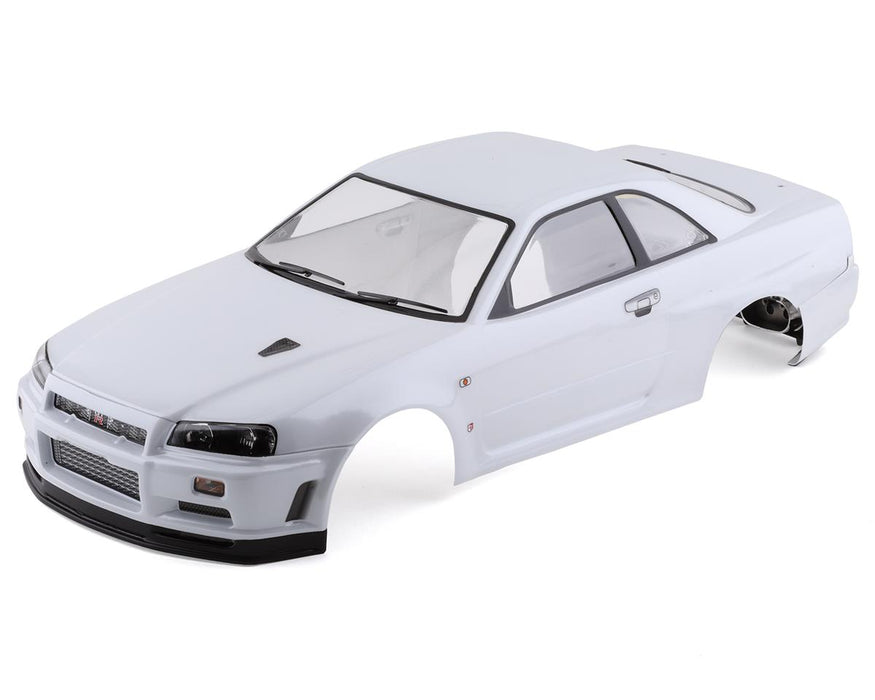 Killerbody Nissan Skyline R34 Pre-Painted 1/10 Touring Car Body (Pearl White)