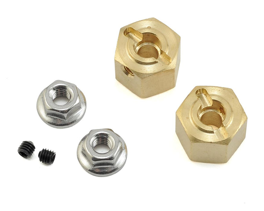 Team KNK 12mm Brass Hex (2) (10mm)