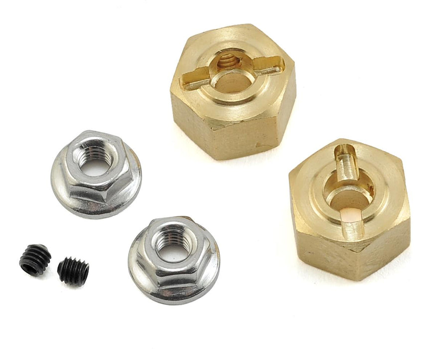 Team KNK 12mm Brass Hex (2) (8mm)