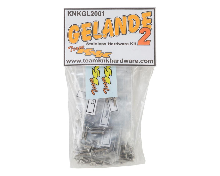 Kit de quincaillerie en acier inoxydable Team KNK RC4WD Gelande 2 (211)