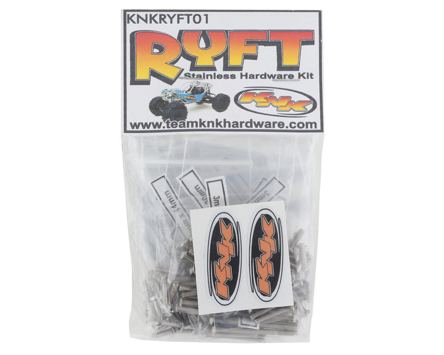 Kit de quincaillerie en acier inoxydable Team KNK Axial RYFT