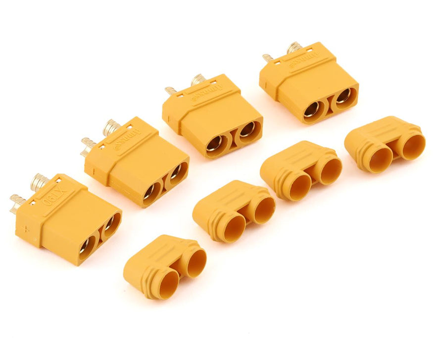 Maclan XT90 Connectors (4 Female) (Yellow)