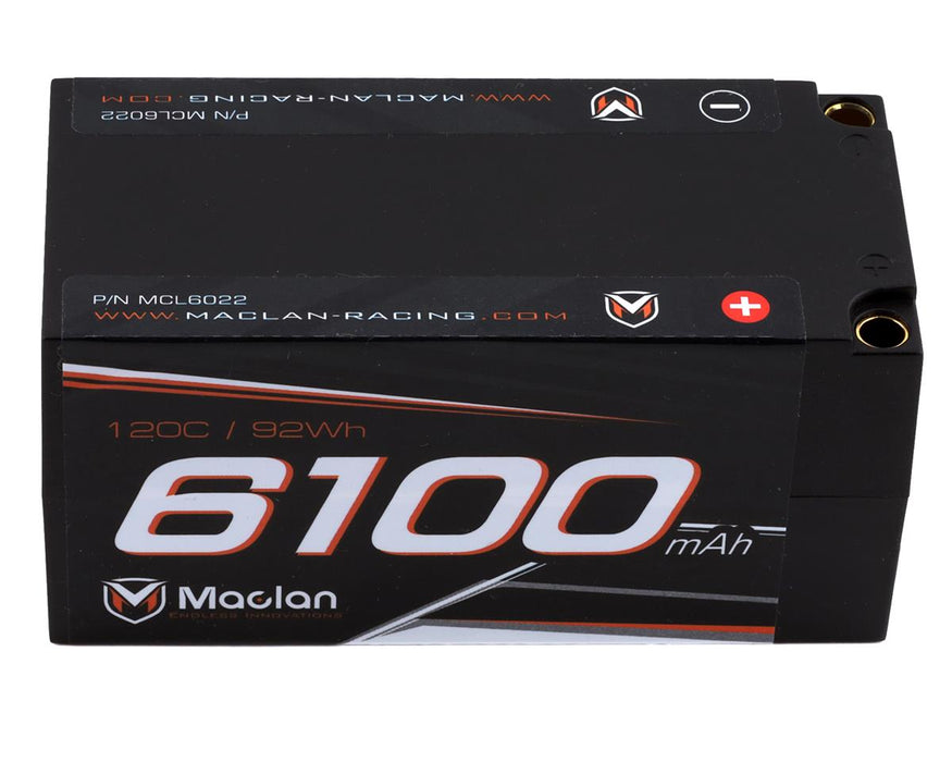 Batterie LiPo Shorty Maclan HV Graphene 4S avec balles de 5 mm (14,8 V/6 100 mAh)