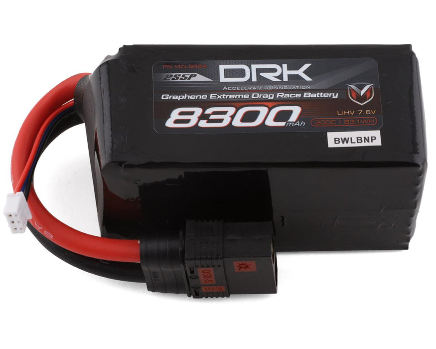 Maclan Extreme Drag Race Graphene 2S 200C LiPo Battery (7.6V/8300mAh)