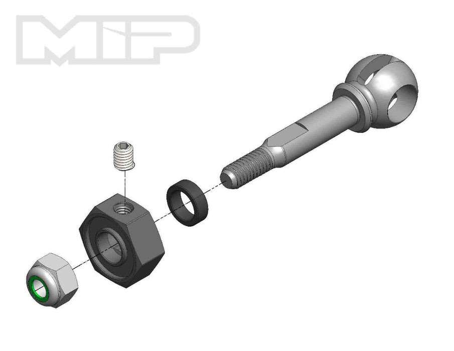 MIP X-Duty, axe CVD, déport de 10 mm avec roulement de 5 mm