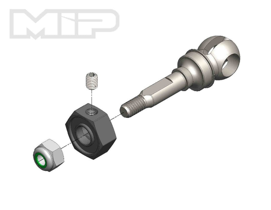 MIP X-Duty, CVD Axle, 11mm Offset w/ 10x5mm Bearing