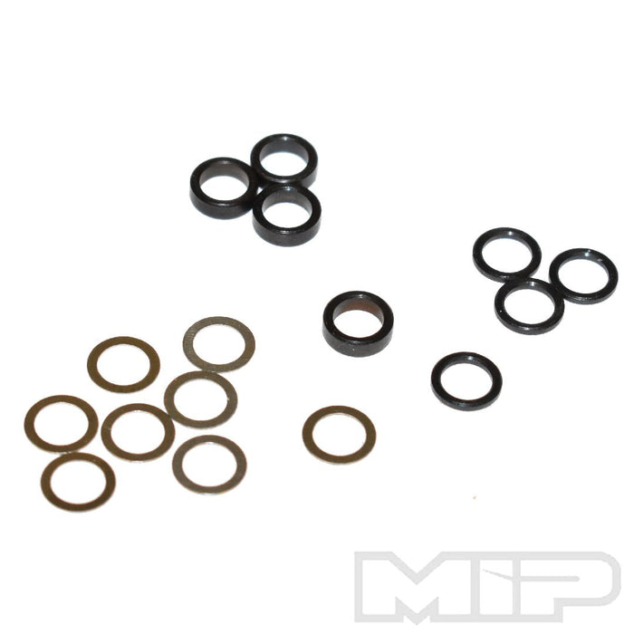 Kit d'entretoises en acier de 5 mm, 0,25 mm, 1,0 mm et 2,3 mm