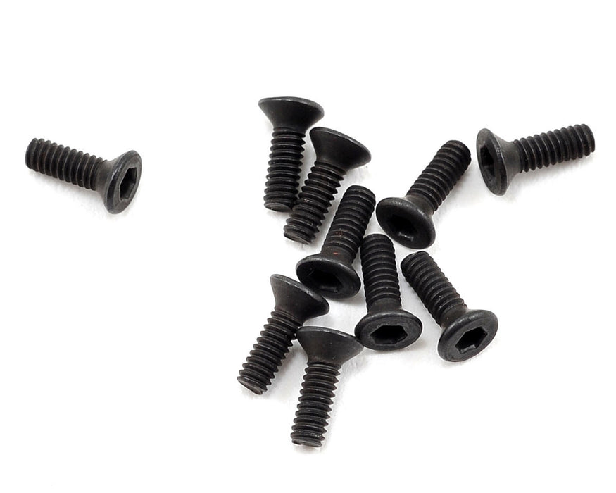 Mugen Seiki 2x6mm SJG Flat Head Hex Screw (10)