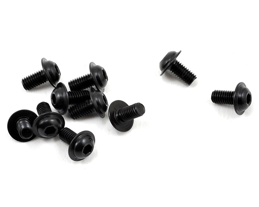 Mugen Seiki 3x6mm SJG Flanged Button Head Hex Screw (10)