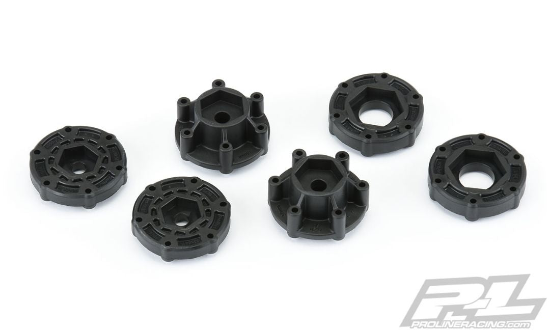 Adaptateurs hexagonaux SC en option Pro-Line 6x30 (ProTrac 12 mm, 14 mm et 17 mm) pour roues Pro-Line 6x30 SC