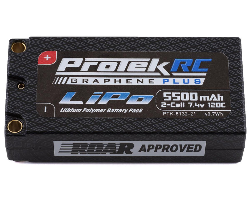 ProTek RC "Drag Race" 2S 120C Si-Graphène + Batterie Shorty LiPo (7,4 V/5 500 mAh)