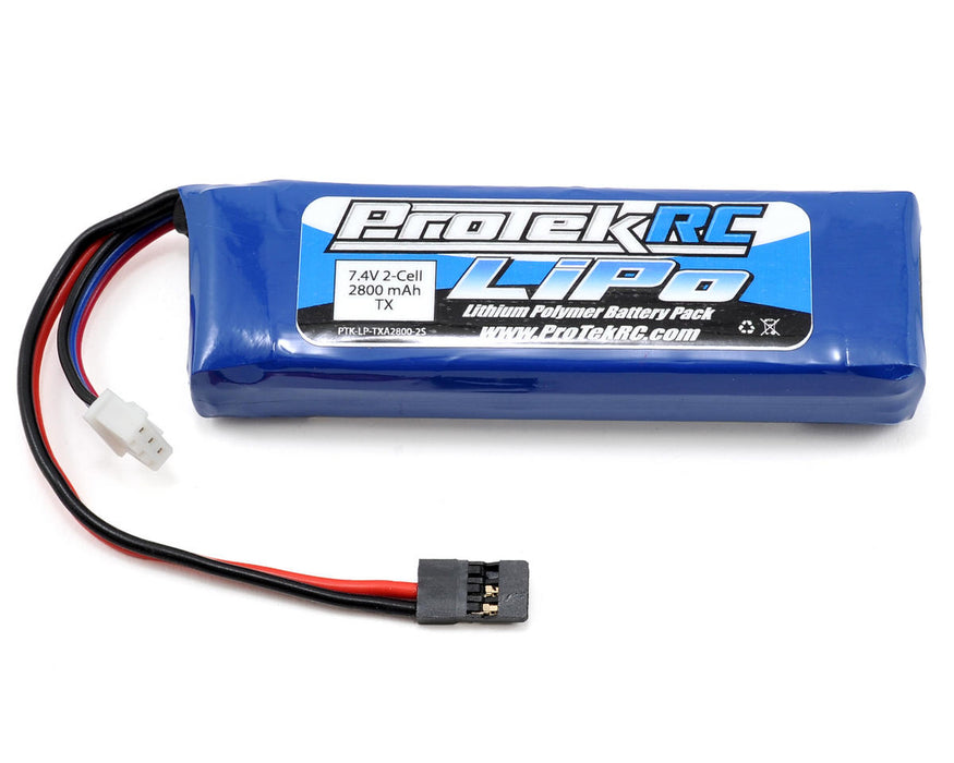 Batterie d'émetteur ProTek RC LiPo (7,4 V/2800 mAh) (MT-4, MT-4S, M11X, M12, M12S)