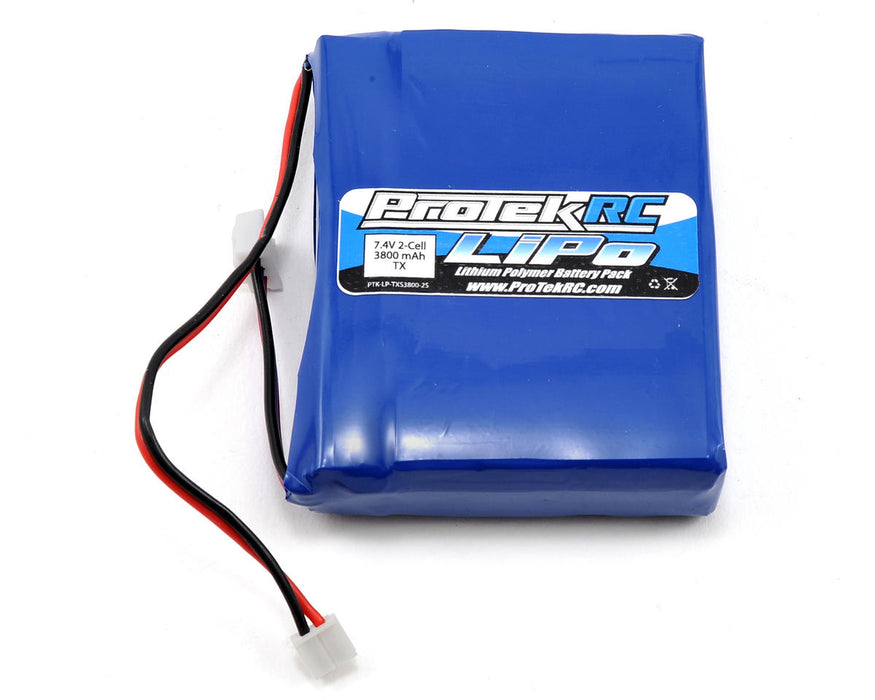 Batterie émetteur ProTek RC LiPo Spektrum DX7S/DX8/DX9 (7,4 V/3 800 mAh)