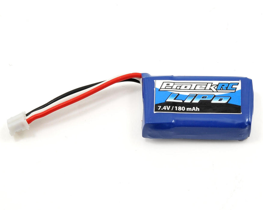 Batterie LiPo 25C haute puissance ProTek RC 2S pour micro hélicoptère/avion (7,4 V/180 mAh)