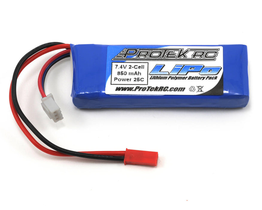 Batterie LiPo 25C ProTek RC 2S « Puissance suprême » (7,4 V/850 mAh)