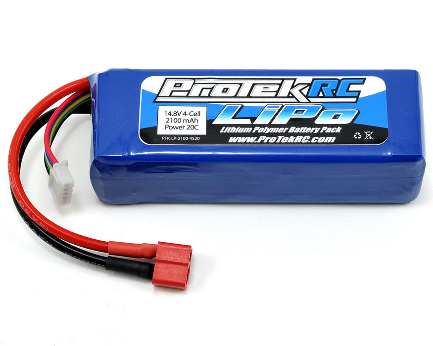 Batterie ProTek RC 4S LiPo 20C (14,8 V/2 100 mAh) (boîte de démarrage)