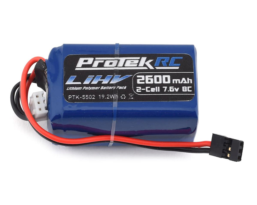 ProTek RC HV LiPo Hump/Short Receiver Battery Pack (Kyosho/Tekno) (7.6V/2600mAh)