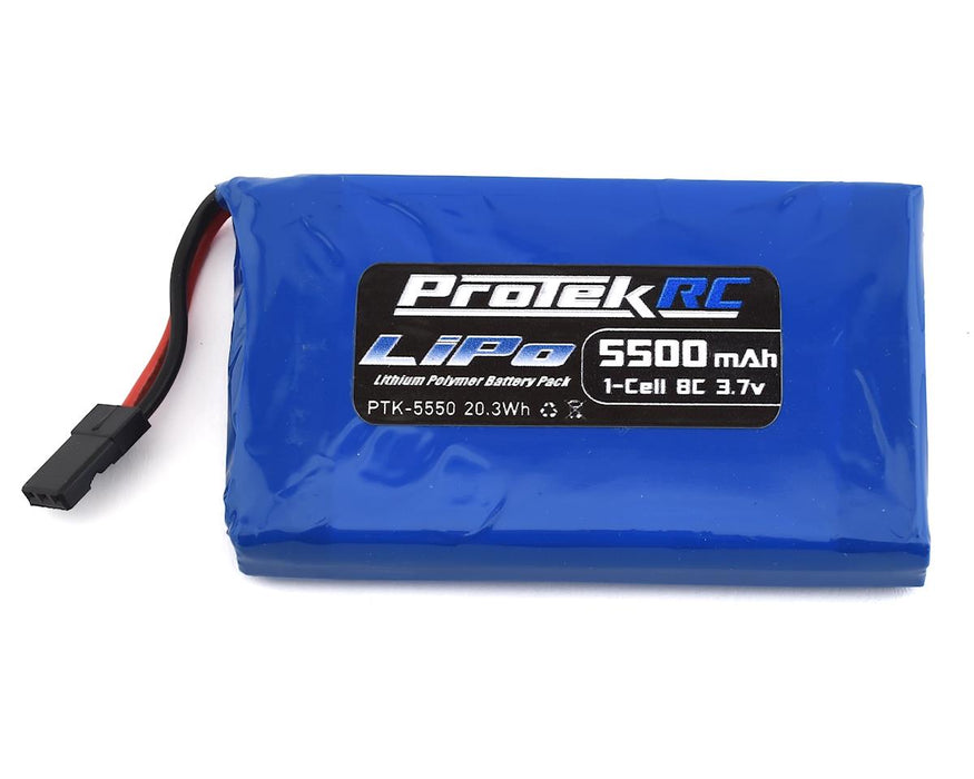 Batterie émetteur LiPo Sanwa M17 haute capacité ProTek RC 1S (3,7 V/5 500 mAh)