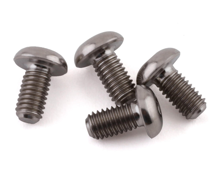 ProTek RC 3x6mm "Grade 5" Titanium Button Head Hex Screw (4)