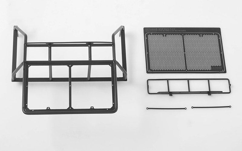 Barre de sécurité/barre de toit RC4WD avec cadre de barre lumineuse pour carrosserie TF2 Mojave