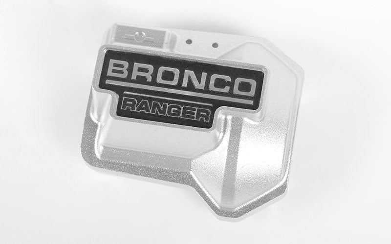 Couvercle de différentiel en aluminium RC4WD pour Traxxas TRX-4 '79 Bronco Ranger XLT (argent)