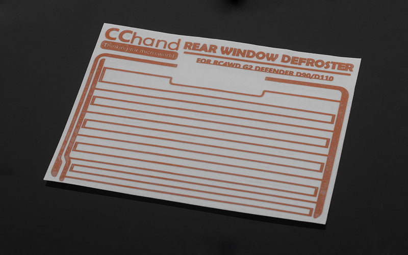 RC4WD Rear Window Defroster Decal for Gelande II (D90/D110)