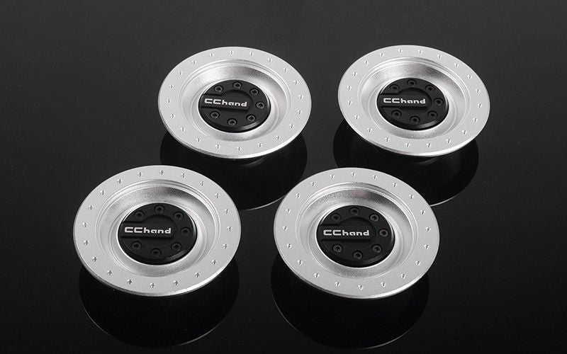 Roues blindées RC4WD pour DJI Robomaster (Chrome)