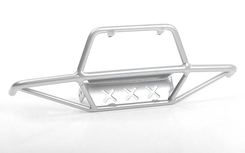 Pare-chocs avant RC4WD Tri-X Steel Stinger pour corps d'origine Vanquish VS4-10 (argent)