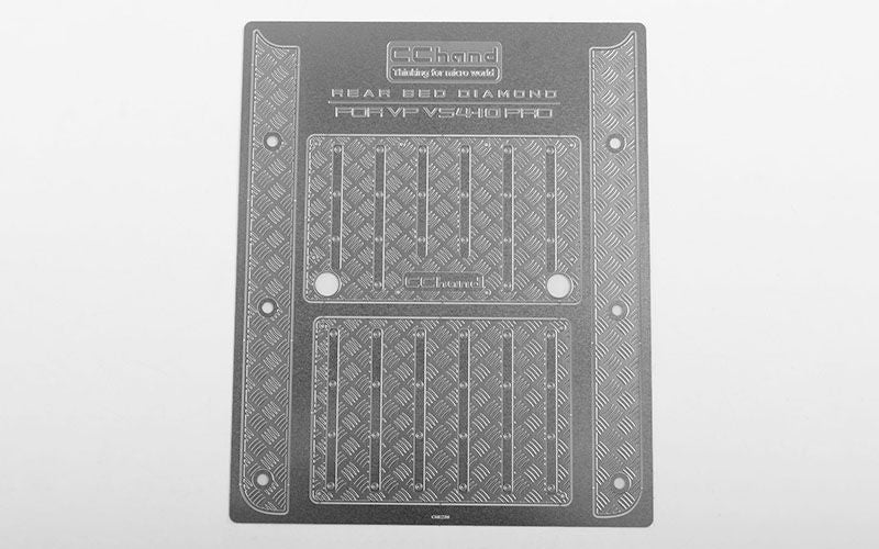 Plaque diamantée pour lit arrière RC4WD, pour carrosserie d'origine Vanquish VS4-10