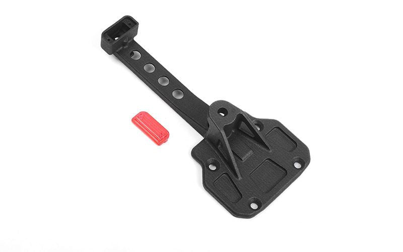 Support de roue de secours et de pneu RC4WD avec feu stop arrière rouge haut pour Axial 1/10 SCX10 III Jeep JLU Wrangler