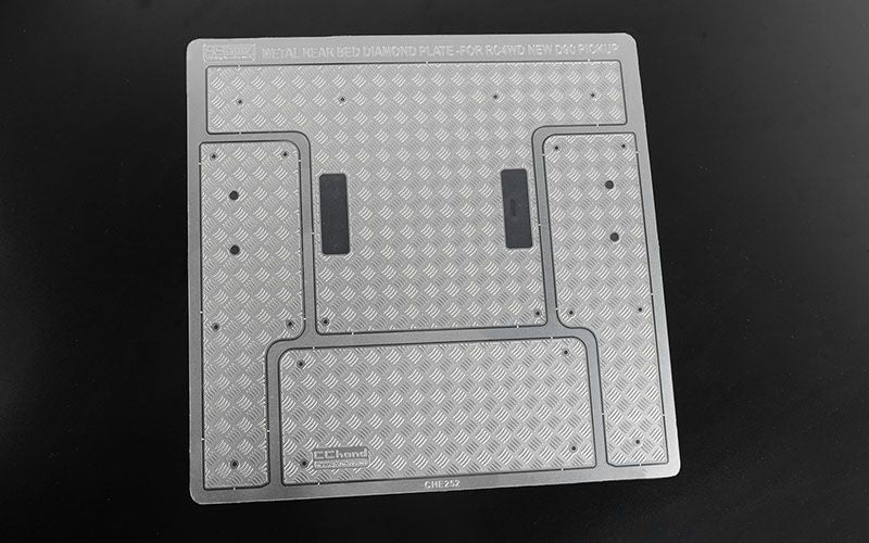 Plaques diamantées pour lit arrière en acier RC4WD, pour RC4WD Gelande II 2015 Land Rover Defender D90 (édition Heritage)