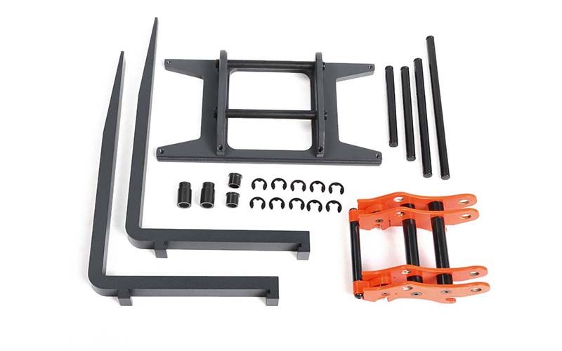 RC4WD Quick Connect Pallet Fork Attachment for 1/14 Scale Earth Mover 870K Hydraulic Wheel Loader